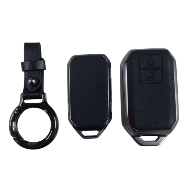 Suzuki Swift TPU Key Cover With Key Chain Black 2017-2022