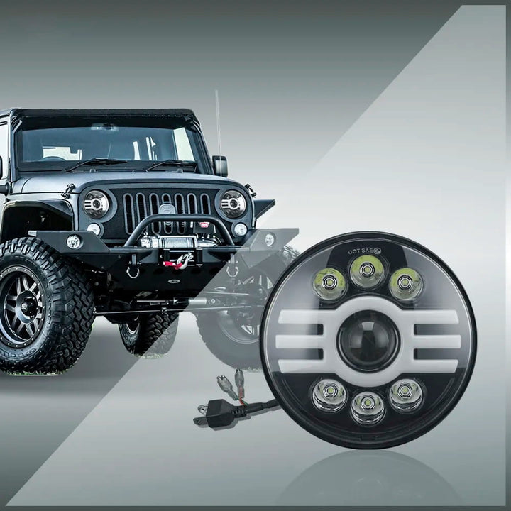 Jeep Light Headlight Head Lamp Version 2 - Each