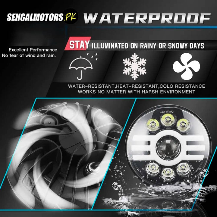 Jeep Light Headlight Head Lamp Version 2 - Each