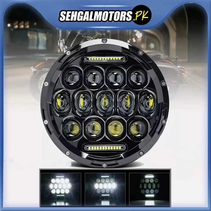 Jeep Smoke Headlights / Head Lamps with Builtin Projectors - Each