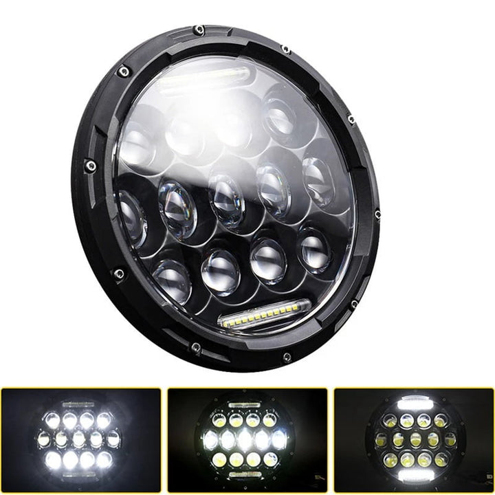 Jeep Smoke Headlights / Head Lamps with Builtin Projectors - Each