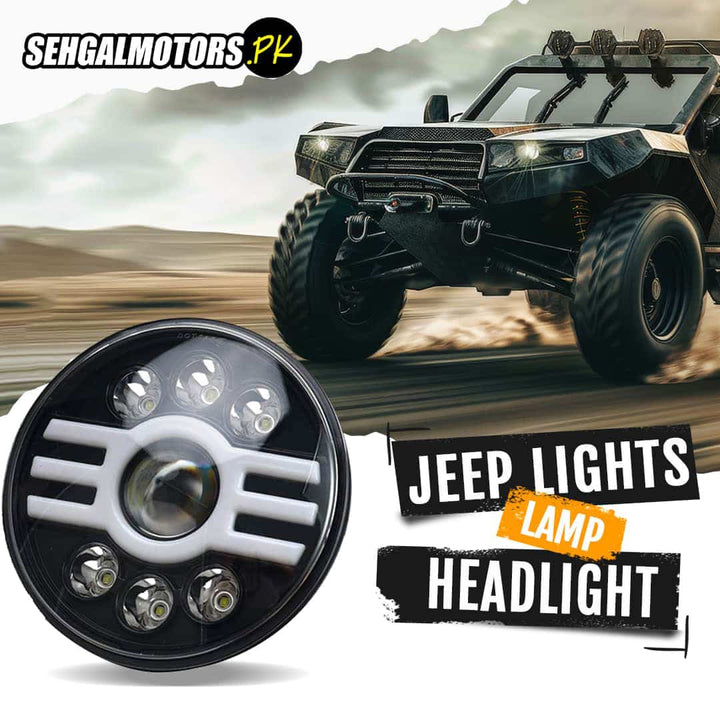 Jeep Light Headlight Head Lamp Version 2 - Each