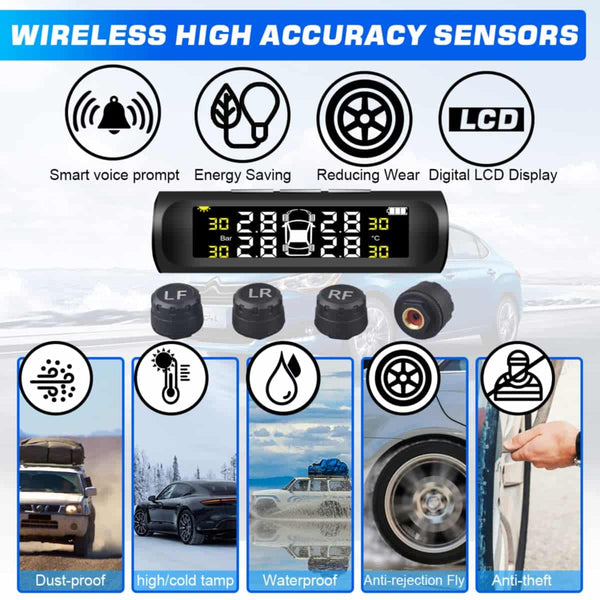 Car Wireless Internal Tire Tyre Pressure Monitoring System TPMS