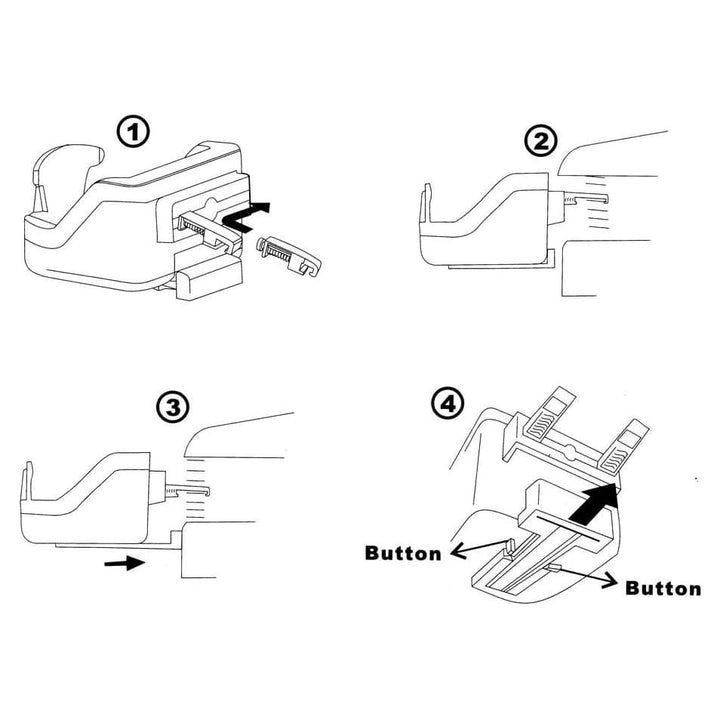 Universal Drink Holder for Car AC Vent XB-061 - Multi
