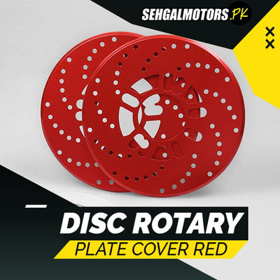 Disc Rotary Plate Cover Red