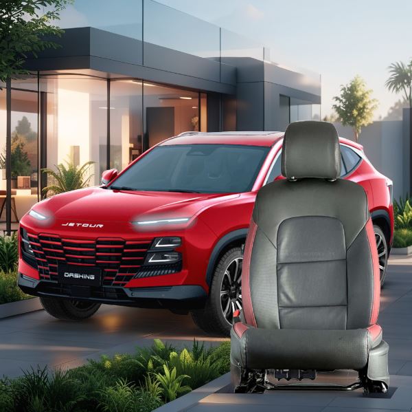 Jetour Dashing Breathable Black Red Seat Covers 2025-2026