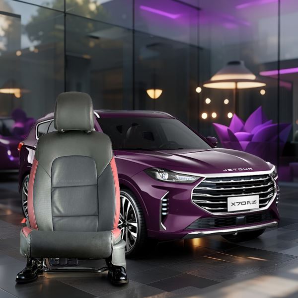 Jetour X70 Plus Breathable Black Red Seat Covers 2025-2026
