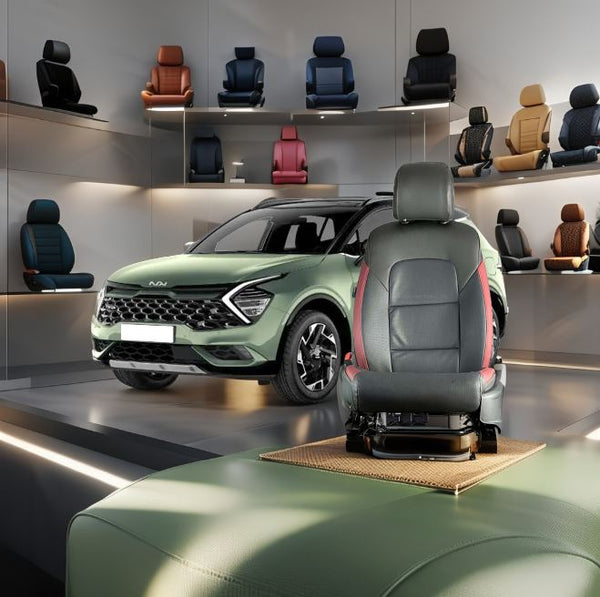 KIA Sportage Breathable Black Red Seat Covers