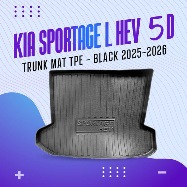 KIA Sportage L HEV 5D Trunk Mat TPE - Black