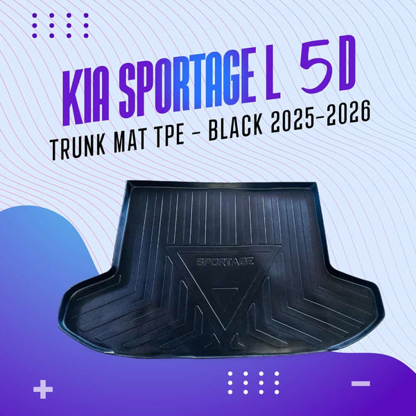 KIA Sportage L 5D Trunk Mat TPE - Black