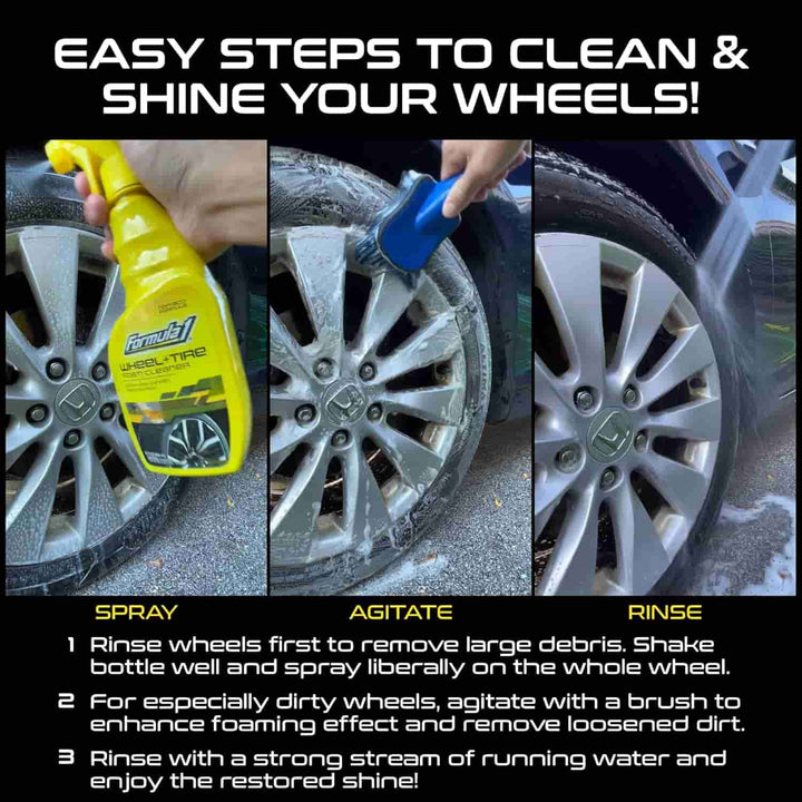 Formula 1 Wheel & Tire Tyre Cleaner - 680 ML