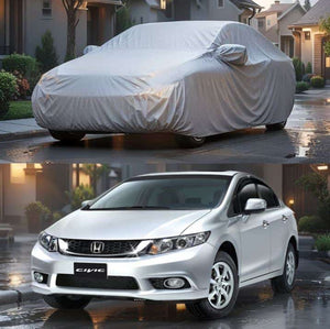 Honda Civic Maximus Non Woven Car Top Cover 2012 - 2016 - - Scratchproof And Waterproof - Without Belt