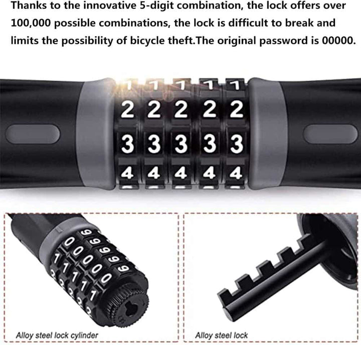 Bike And Motorcycle Security Password Lock