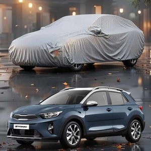 KIA Stonic Maximus Non Woven Car Top Cover 2021 - 2025 - - Scratchproof And Waterproof - Without Belt