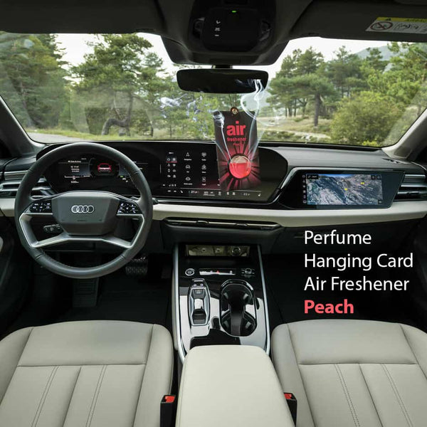 Perfume Hanging Card Air Freshener Peach