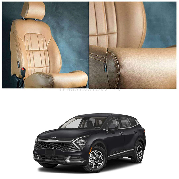 KIA Sportage Audi Style Brown Seat Covers