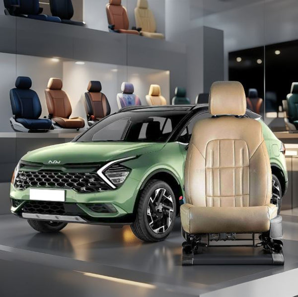 KIA Sportage Audi Style Brown Seat Covers