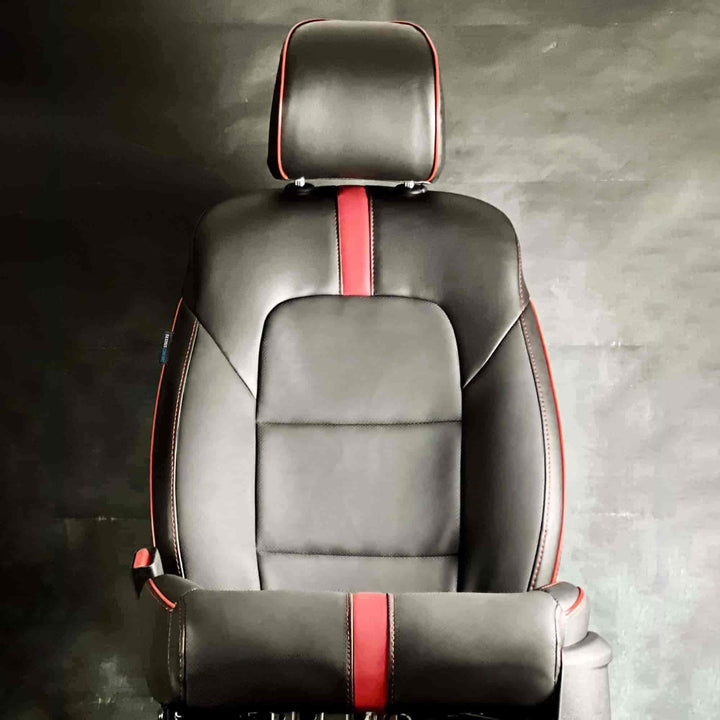 Audi E Tron Type R Black Red Seat Covers - Model 2020-2025