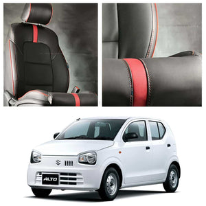 Suzuki Alto Type R Black Red Seat Covers