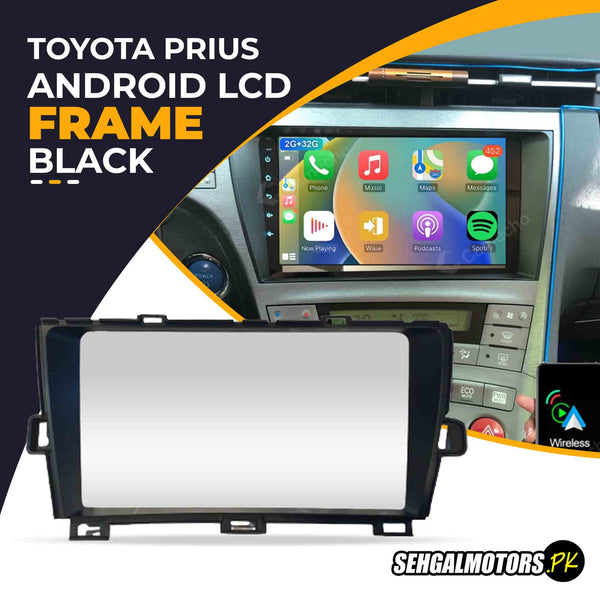 Toyota Prius Android LCD Frame With Grip Black 9 Inches 2009-2018