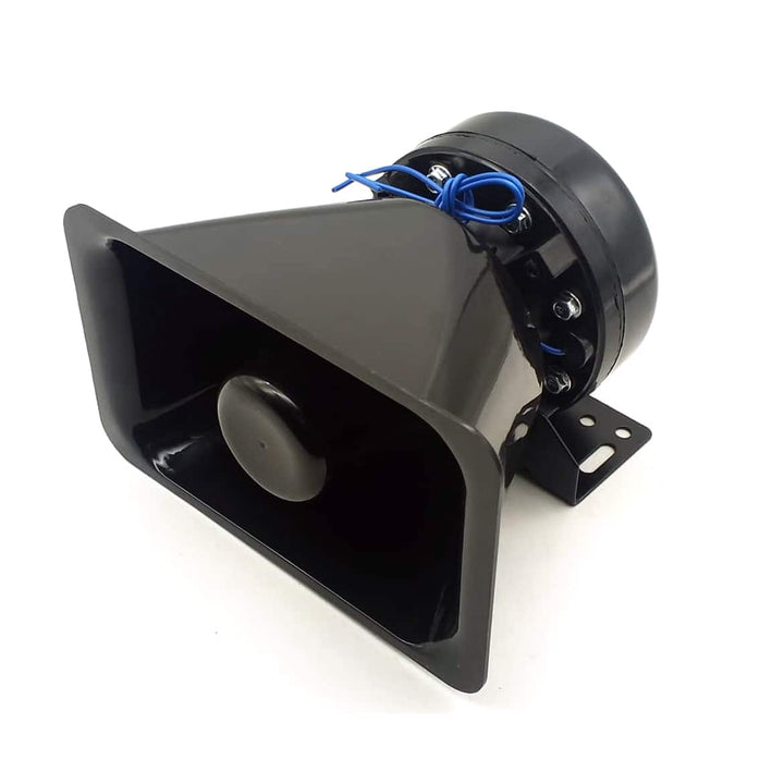 Loud Electric Police Siren 6 Sounds Horn with Mic 100W