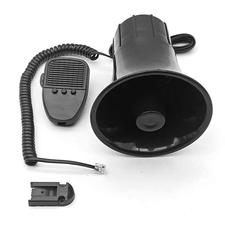 Police Emergency Electric Loud Siren with Mic 3 Tone