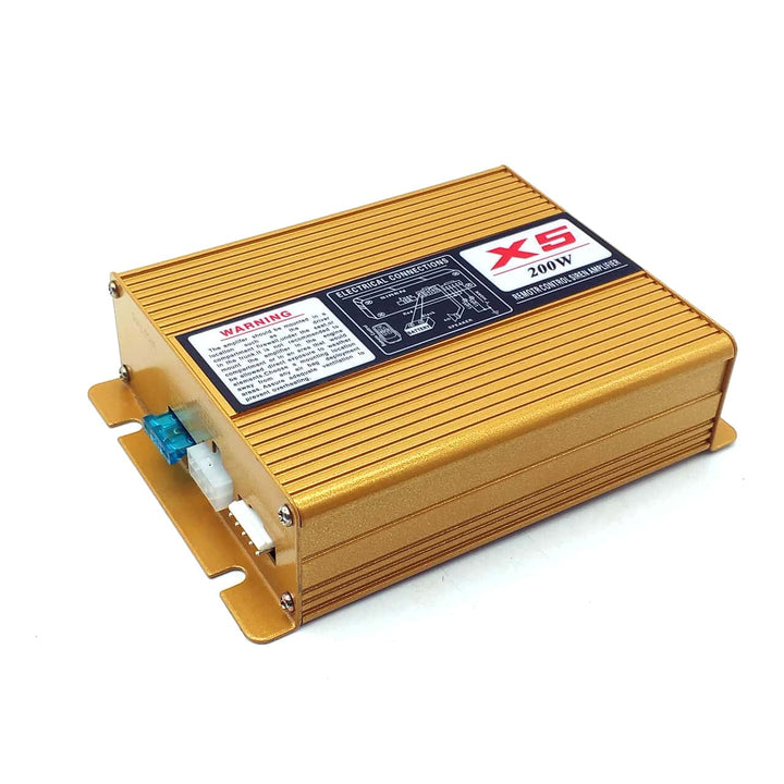 Super High Magnetic Flat Speaker with Amp & Wireless MIC 200W