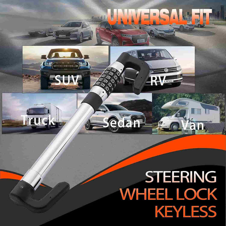 Car Security Anti Theft Password Protected Steering To Clutch Lock