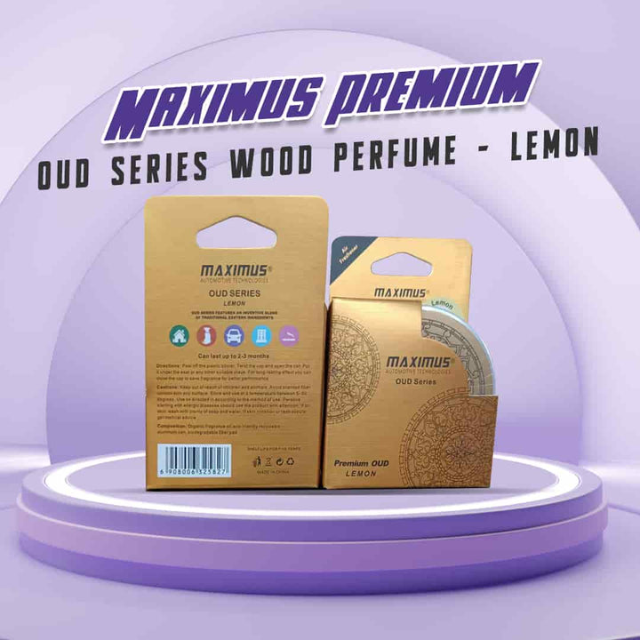 Maximus Premium Oud Series Wood Perfume - Lemon