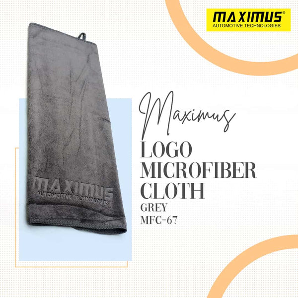 Maximus Logo Microfiber Cloth MFC-67 - Grey - 40x40CM