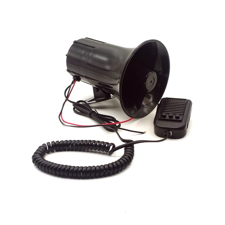 Police Emergency Electric Loud Siren with Mic 3 Tone