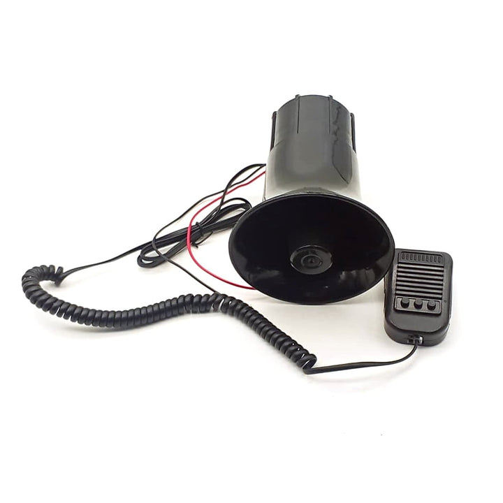 Police Emergency Electric Loud Siren with Mic 3 Tone
