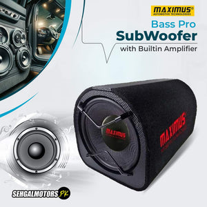 Maximus Bass Pro SubWoofer with Builtin Amplifier - Maximus woofer | Super Loud | Full Bass