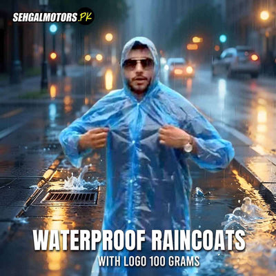 Waterproof Raincoats With Logo Good Qualty 100 Grams Multi Colors