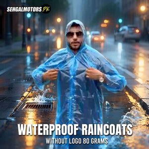 Waterproof Raincoats Without Logo 80 Grams - Rain coat Hiking Long Hooded
