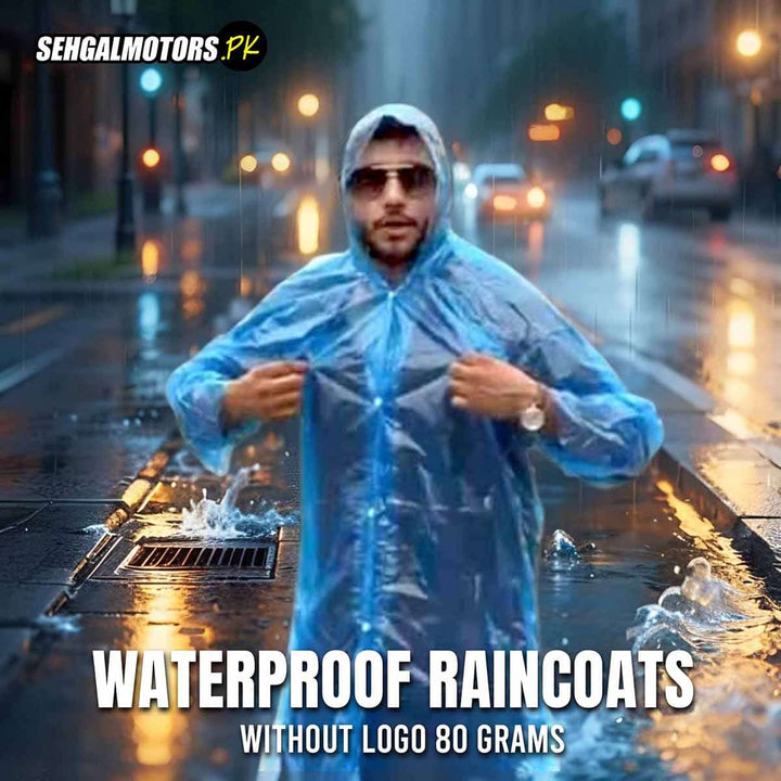 Waterproof Raincoats Without Logo 80 Grams
