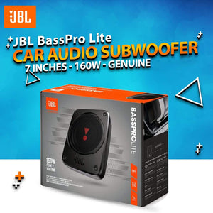 JBL BassPro Lite Car Audio Subwoofer 7 Inches - 160W - Genuine 