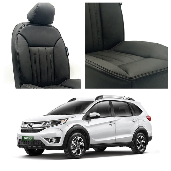Honda BRV Audi Design Black Seat Covers 7 Seater