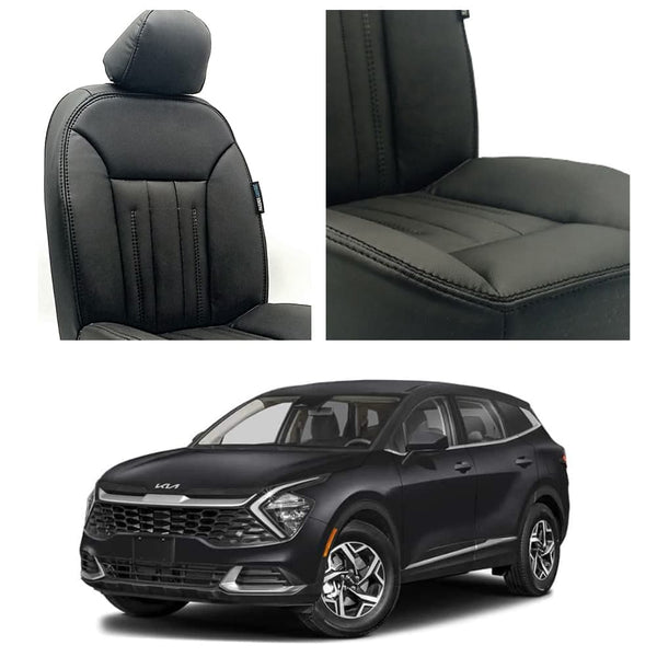 KIA Sportage Audi Design Black Seat Covers