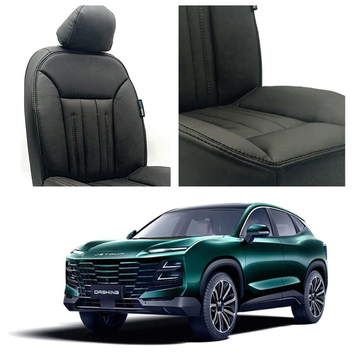 Jetour Dashing Audi Design Black Seat Covers 2025-2026