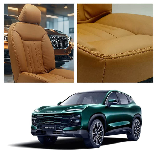 Jetour Dashing Audi Design Brown Seat Covers 2025-2026