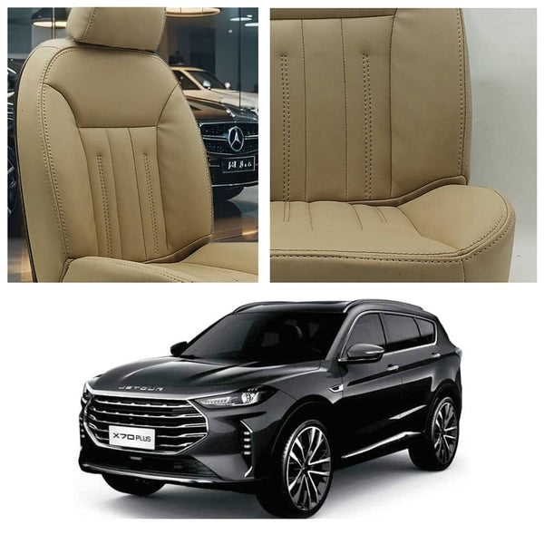 Jetour X70 Plus Audi Design Beige Seat Covers 2025-2026
