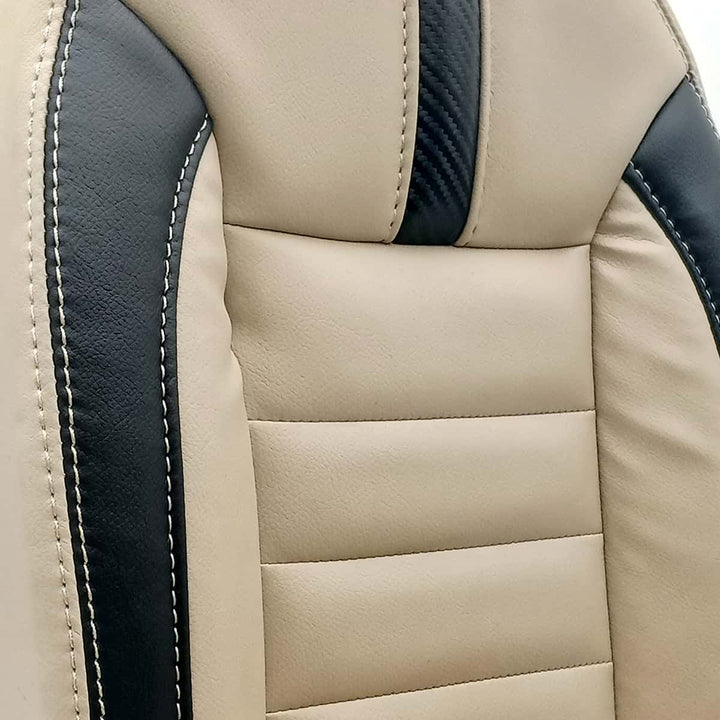BAIC BJ40 Hockey Design Beige Black Seat Covers