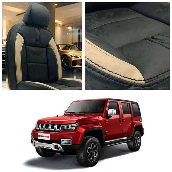 BAIC BJ40 Type R Black Beige Seat Covers