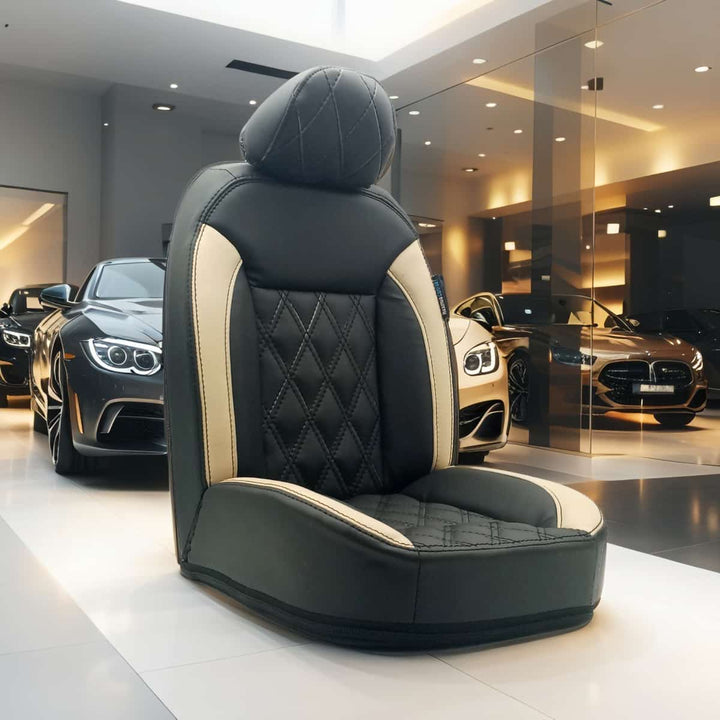 BAIC BJ40 Diamond Cut Black Beige Seat Covers