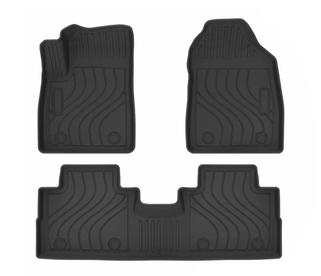 Jaecoo J6 9D Floor Mats Black with Black Grass 3 Pcs 2025-2026