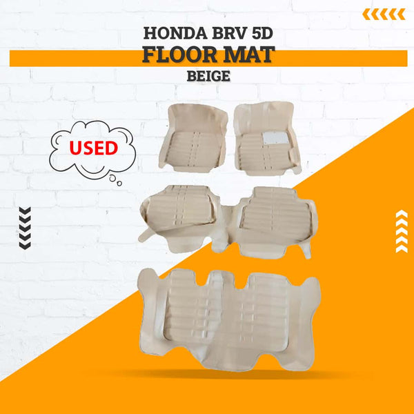 Used Honda BRV 5D Floor Mat Beige 4 Pcs