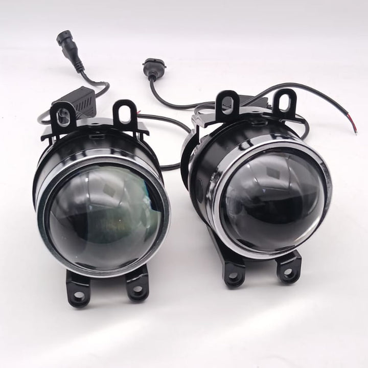 Toyota Car LED Fog Light Projector White Yellow Pair