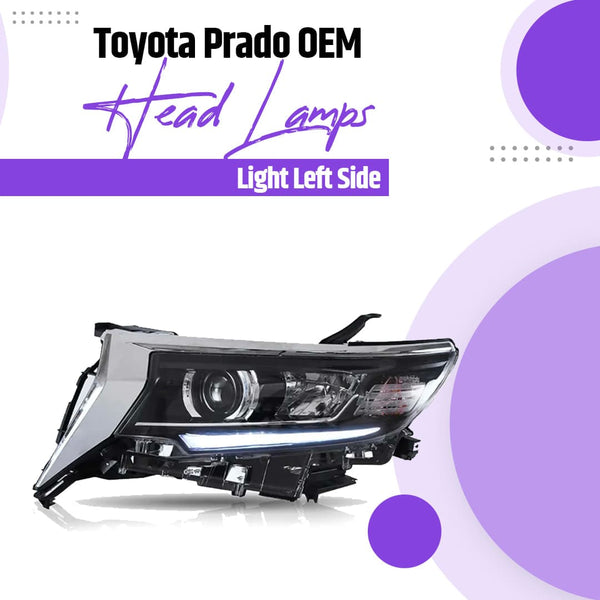 Toyota Prado OEM Head Lamps Left Side- Model 2009-2021