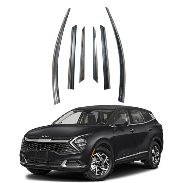 KIA Sportage Maximus TXR Air Press Sun Visor With Chrome 6 Pcs